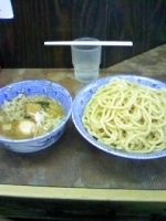 「つけめん大 味玉 豚ほぐし」@六厘舎 本店の写真