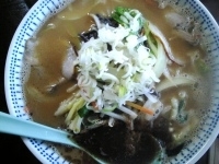 「醤油野菜らーめん（700円）」@福輪家の写真