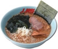 「プレミアム醤油とんこつ」@ラーメン山岡家 大口店の写真