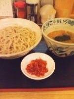 「辛つけ麺（中盛り）」@つけめん・らあめん 福は内の写真