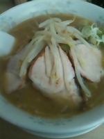 「味噌ラーメン+半チャン」@らーめん山田の写真