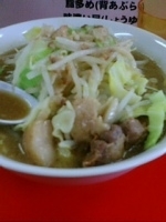 「チビらーめん（脂多め）￥600」@らーめん 武丸の写真