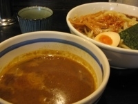 「新カレーつけ麺（大盛り）」@オリオン食堂の写真