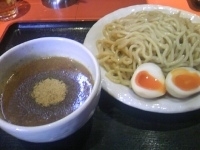 「つけめん中もり 810円 + 煮玉子 100円」@麺家 宝の写真