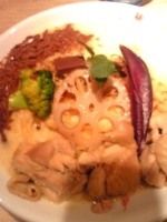 「ホワイトカリー（900円）」@麺屋武蔵 江戸きんの写真