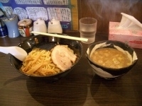 「メガ豚煮干しつけ麺（2玉）」@らーめん 福たけ 桜木本店の写真