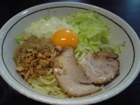 「まぜらー麺680円」@ラーメン駿河の写真