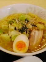 「ほうさく麺+ワンタン（￥750）」@和風らーめん 味のほうさくの写真