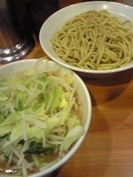 「小つけ麺（ニンニク）」@ラーメン二郎 八王子野猿街道店2の写真