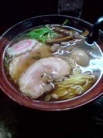 「ラーメン+チャーシュー+味玉（370+130+100円）」@ラーメン 香取の写真