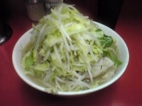 「小ラーメン（ニンニク野菜）」@ラーメン二郎 ひばりヶ丘駅前店の写真