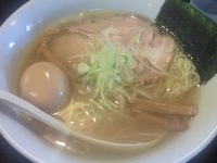 「ラーメン（塩）+味玉子」@麺堂 稲葉の写真