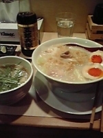 「鶏白湯つけ麺（大盛り無料）」@麺や 七彩の写真