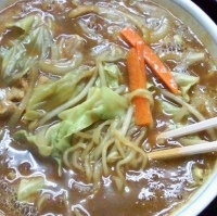 「カレーラーメン+野菜ライス」@中華そば 丸龍の写真