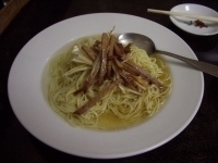 「干労麺+海老餃子」@海南飯店の写真