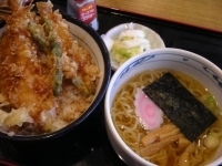 「小江戸拉麺セット800円」@天丼てんや 亀有店の写真