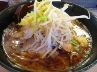 「豚入りらぁめん 野菜ニンニク 850円」@赤道の写真