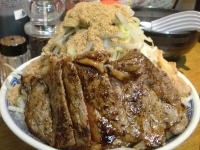 「男盛り（汁なし・魚粉マシ）850円」@本家大黒屋本舗 平井店の写真