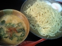 「海老塩つけ麺温卵のせ大（950円）」@つけめん専門店 響。HIBIKIの写真