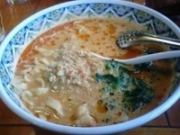 「タンタン麺ランチセット半チャーハン 990円」@中国ラーメン 揚州商人 池上店の写真