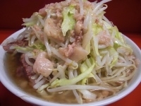 「小豚（野菜・にんにく・あぶら）700円」@ラーメン二郎 小岩店の写真