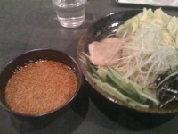 「廣島つけ麺(並)+キャベツトッピング(900円)」@廣島つけ麺本舗 ばくだん屋 六本木店の写真