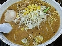 「みそラーメン（590円）・大盛り（100円）・味付けたまご（10」@麺酒蔵どさん子 新木場店の写真