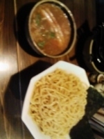 「つけ麺 トリプル盛 煮玉子」@つけ麺 花みずきの写真