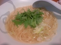 「しるそば （塩） 550円」@爆じゅう餃子 餃点の写真