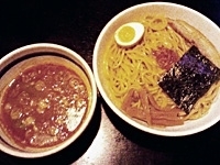 「濃厚かに汁つけ麺（大盛・醤油）」@オリオン食堂の写真