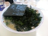 「わかめラーメン中盛り（固め）」@こうやの写真
