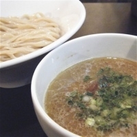 「つけ麺（￥750）+中盛（無料サービス300g）」@音麺酒家 楽々の写真