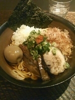 「あぶらそば」@らーめん 瞠 恵比寿店の写真