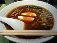 「スパイシーそばカレー風味+カレー70CC増し 600円+150円」@インディアン 池上店の写真