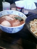 「つけ麺特盛+肉増し+味玉」@狼煙 〜NOROSHI〜の写真