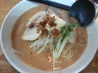 「みそチャーシュー\860 バター￥100」@くるまやラーメン 足利山前店の写真