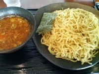 「にんにくつけ麺（中盛極太）」@つけめん赤とんぼの写真