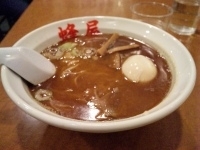 「ミニラーメン・味玉【650円】」@蜂屋 新横浜ラーメン博物館店の写真