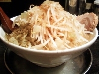 「◎魚梵天ラーメン（大盛り・野菜・ニンニク・脂増し）￥800追加￥」@麺屋 梵天の写真