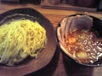 「辛味つけ麺（中盛）+チャーシュー」@つけ麺屋 やすべえ 高田馬場店の写真