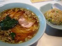 「ラーメンセット 750円」@スンガリー飯店の写真