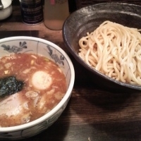 「つけ麺（中盛）+半肉増し+味玉」@狼煙 〜NOROSHI〜の写真