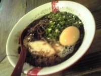 「マー油ラーメン750円+味玉（クーポン）」@つけめん 凪 立川店の写真