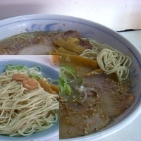 「チャーシューメン + 替え玉」@長崎ちゃんぽん丸福の写真