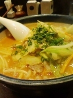 「味噌野菜らーめん780円(大盛りサービス)」@北海道ラーメン 魚らん坂の写真