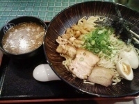 「つけ麺（特盛り+炙りモツトッピング）」@麺家きのしたの写真