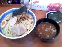 「味噌つけめん（中盛り）（810円）+味玉（100円）+のり（10」@麺恋処 いそじの写真