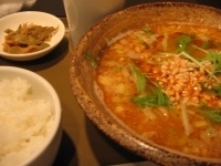 「麻辣坦々麺セット」@大龍門 池袋店の写真