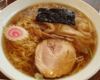 「ワンタンメン+半チャーハン」@中華 一番の写真