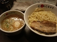 「つけ麺極（300グラム）」@自家製麺 CONCEPT（閉店）の写真